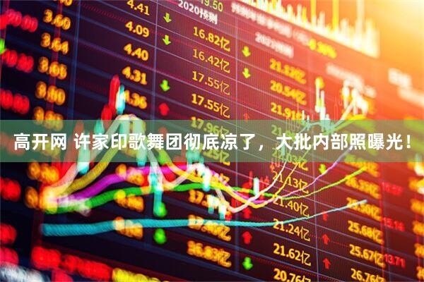高开网 许家印歌舞团彻底凉了，大批内部照曝光！